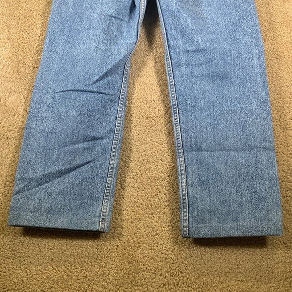 Vintage LEVI’S 505 Regular Fit Straight Leg Mens Blue Denim Jeans Sz 36x25 Tab - Picture 7 of 9